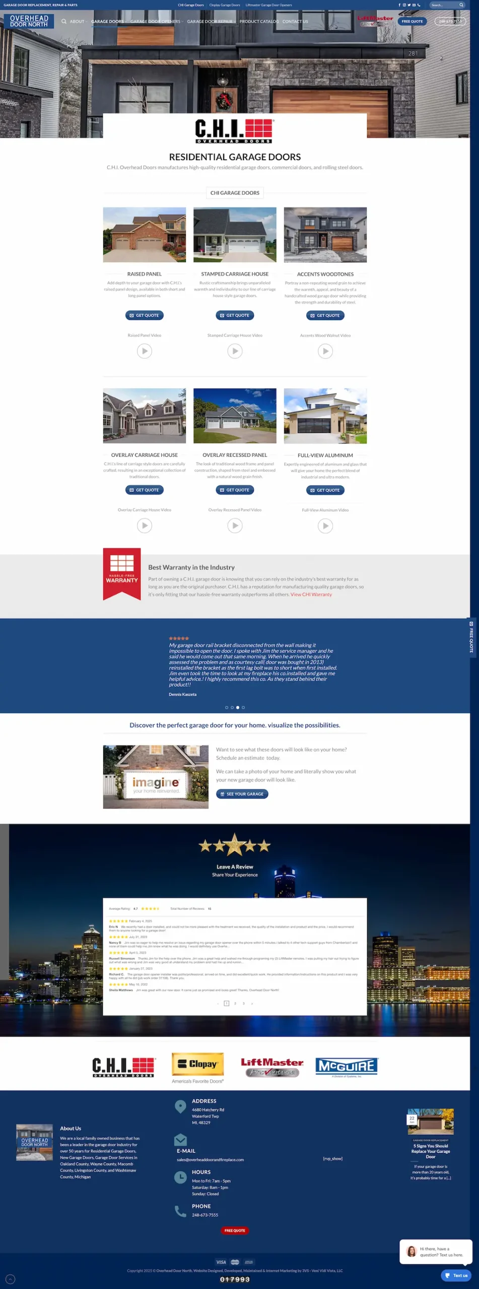 Chi garagedoors full